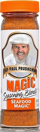 Chef Paul Seafood Magic Seasoning Blends | After-Boil Seafood & Fish Fry Seasoning Mix | Perfect for Crab, Shrimp & Salmon | Spices & Seasonings | Gluten & MSG Free | 2 Oz Pack of 1