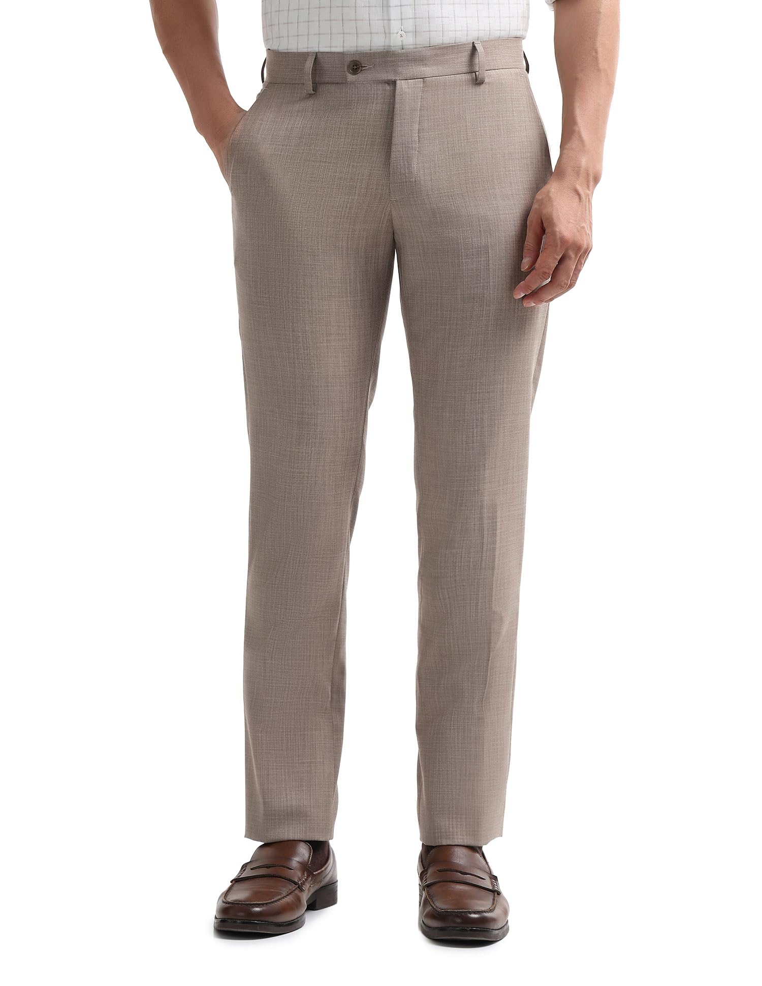 arrow Mens Light-Brown Pants-picture-38