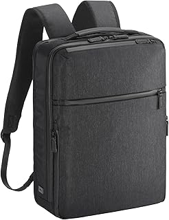 [エースジーン] ビジネスリュック 【ガジェタブルヘザー2】 14.0インチPC収納可 A4対応 『水が浸透しにくい本体素材』 チェストベルト付 2気室 静音ファスナー セットアップ可 No.68292 ビジネスバッグ リュックサック 強撥水