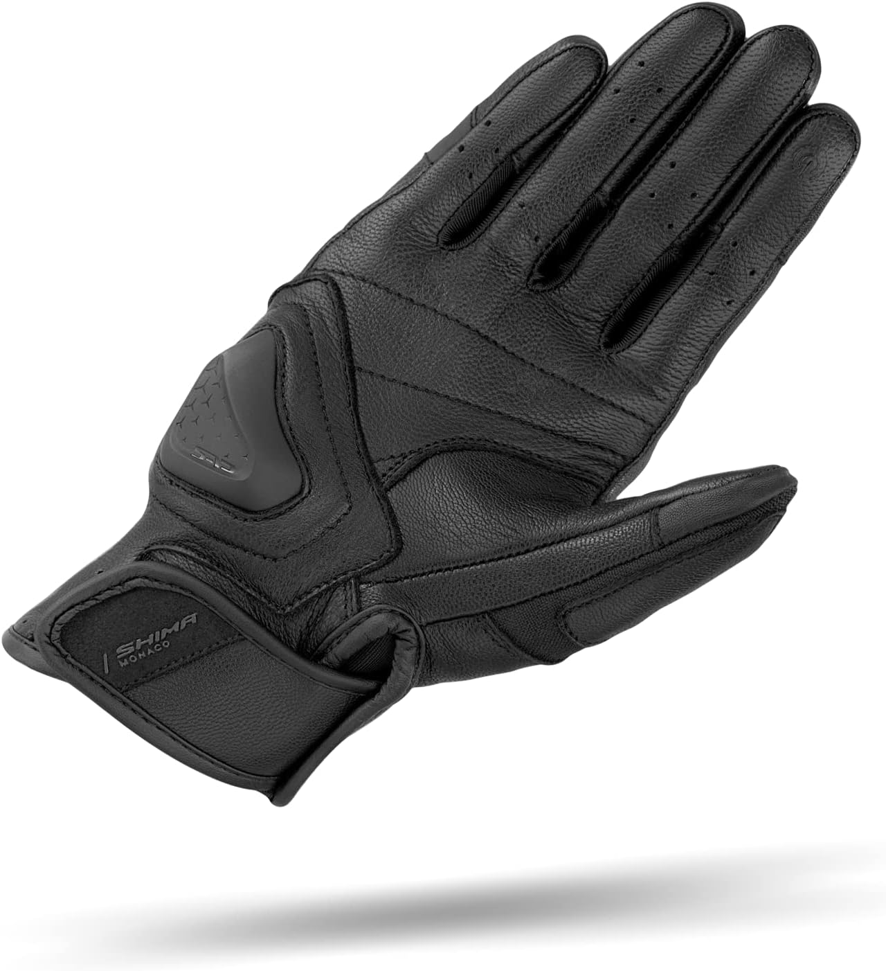 SHIMA MONACO 2.0 Leather Motorcycle Ladies Suit - Black Women Leather Jacket Pants Gloves with Protectors