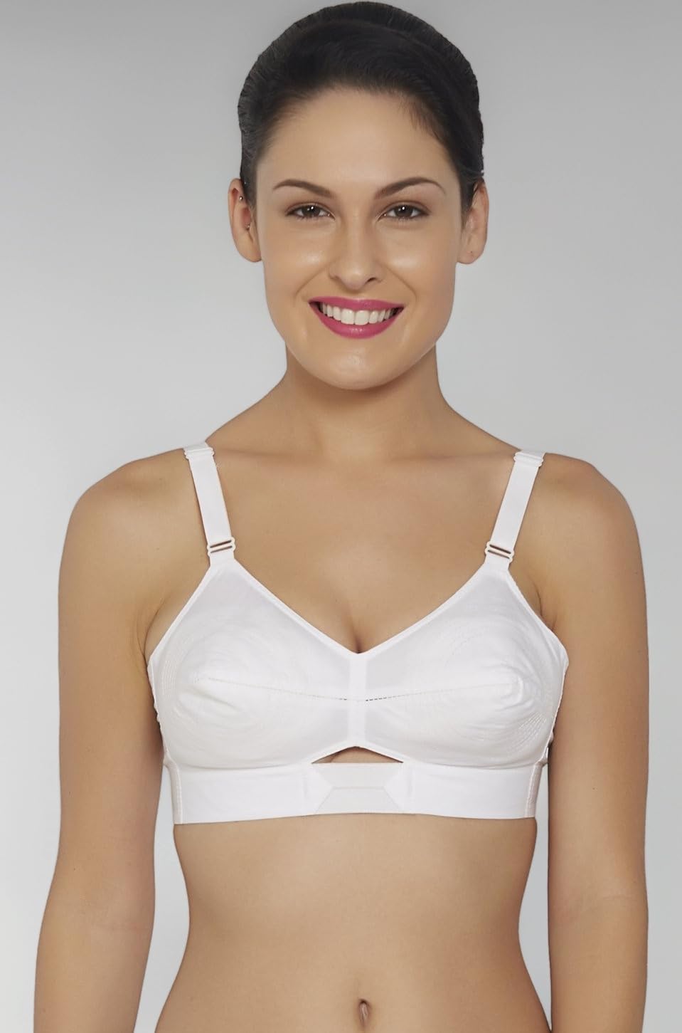 Duchess Cotton Straps White Colour Non Padded Comfortable, Skin Friendly Regular Women Cotton Bra - Pack of 1 - duchessWhite