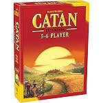 CATAN Board Game 5-6 Player Extension - Expand Your Game for More Players, Strategy Game for Kids and Adults, Ages 10+, 3-6 Players, 60-90 Minute Playtime, Made Studio