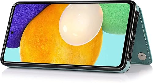 Vista 41 de Phone Case for Samsung Galaxy A52 5G/4G with Tempered Glass Screen Protector and Card Holder Wallet Cover Stand Flip Leather Cell Accessories Glaxay