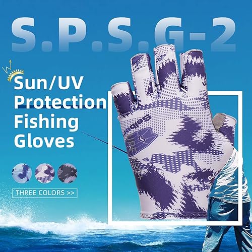 Miniatura 2 de Seibertron S.P.S.G-2 UPF100+ Guante de pesca para adultos y jóvenes con protección solar y UV