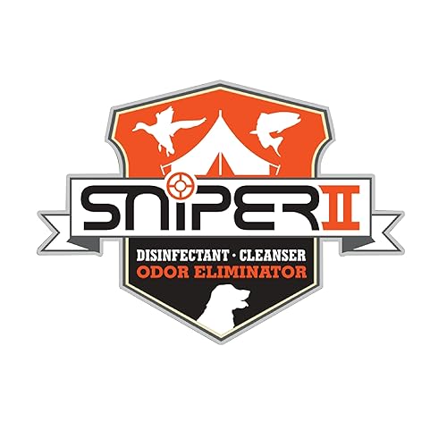 Miniatura 6 de SNiPER II Limpiador desinfectante y eliminador de olores, limpiador para fines desinfectantes al aire libre, uso para caza, pesca y campamento