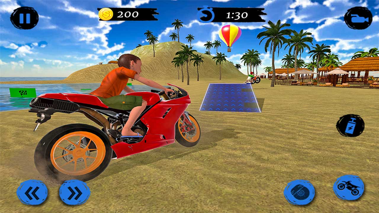 Water Surfing Moto Bike Stunts App on Amazon Appstore