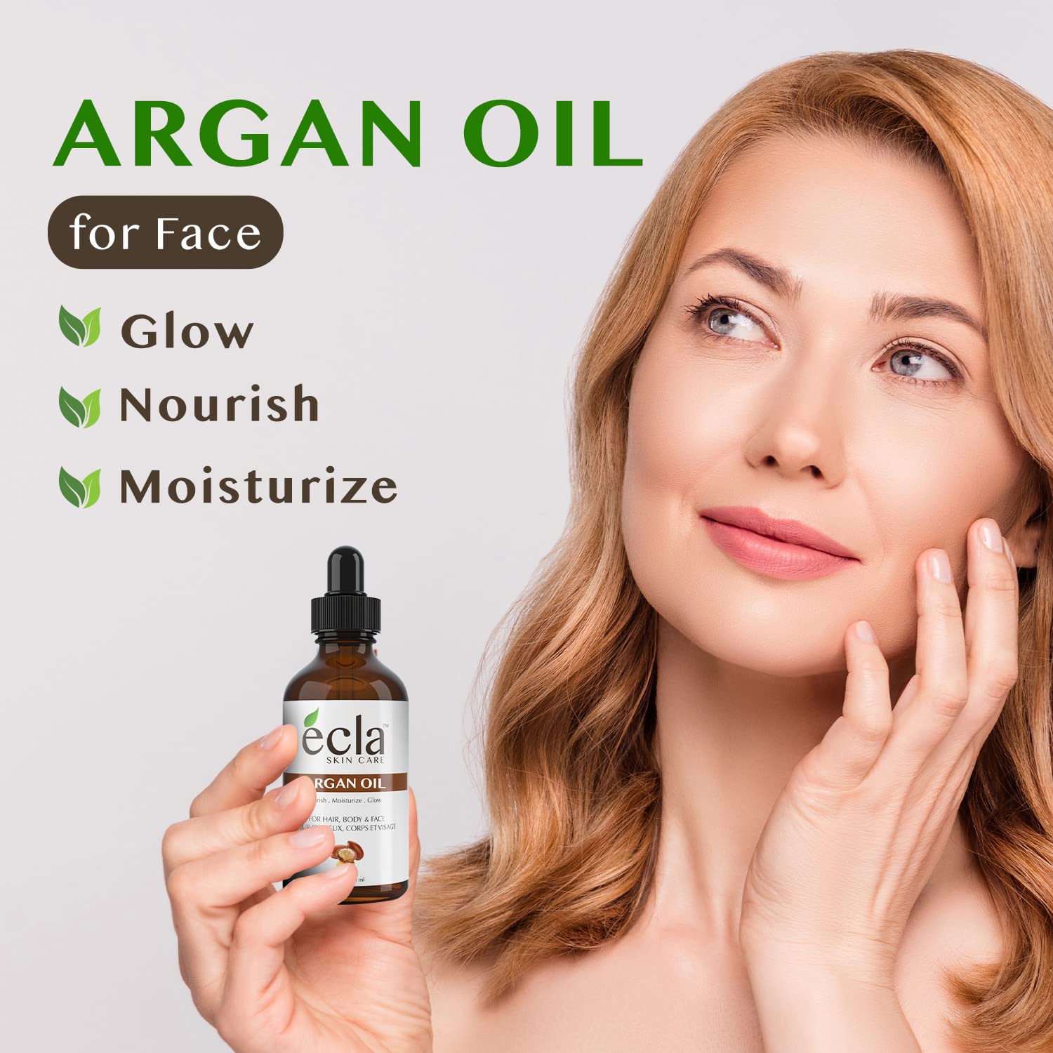 Huile D'argan Pure 100% Bio - Pression à Froid - 200ml - Fabriqué à Immouzer, Maroc