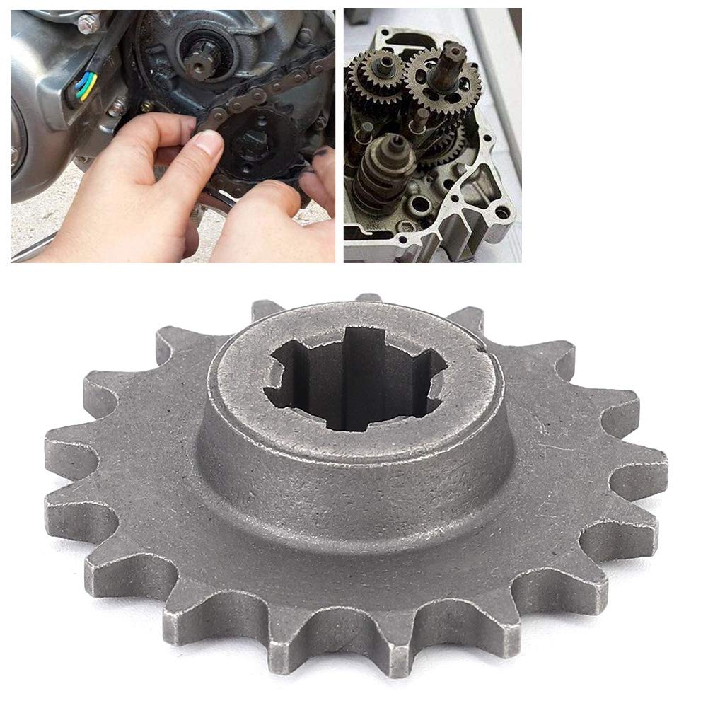 Piñón de Caja de Cambios, Repuesto de Metal de Calidad para Mini Motocicleta ATV Quad Dirt Pocket de 47, 2 Tiempos, con Fácil Instalación, Resistente a la Corrosión (17 Dientes)