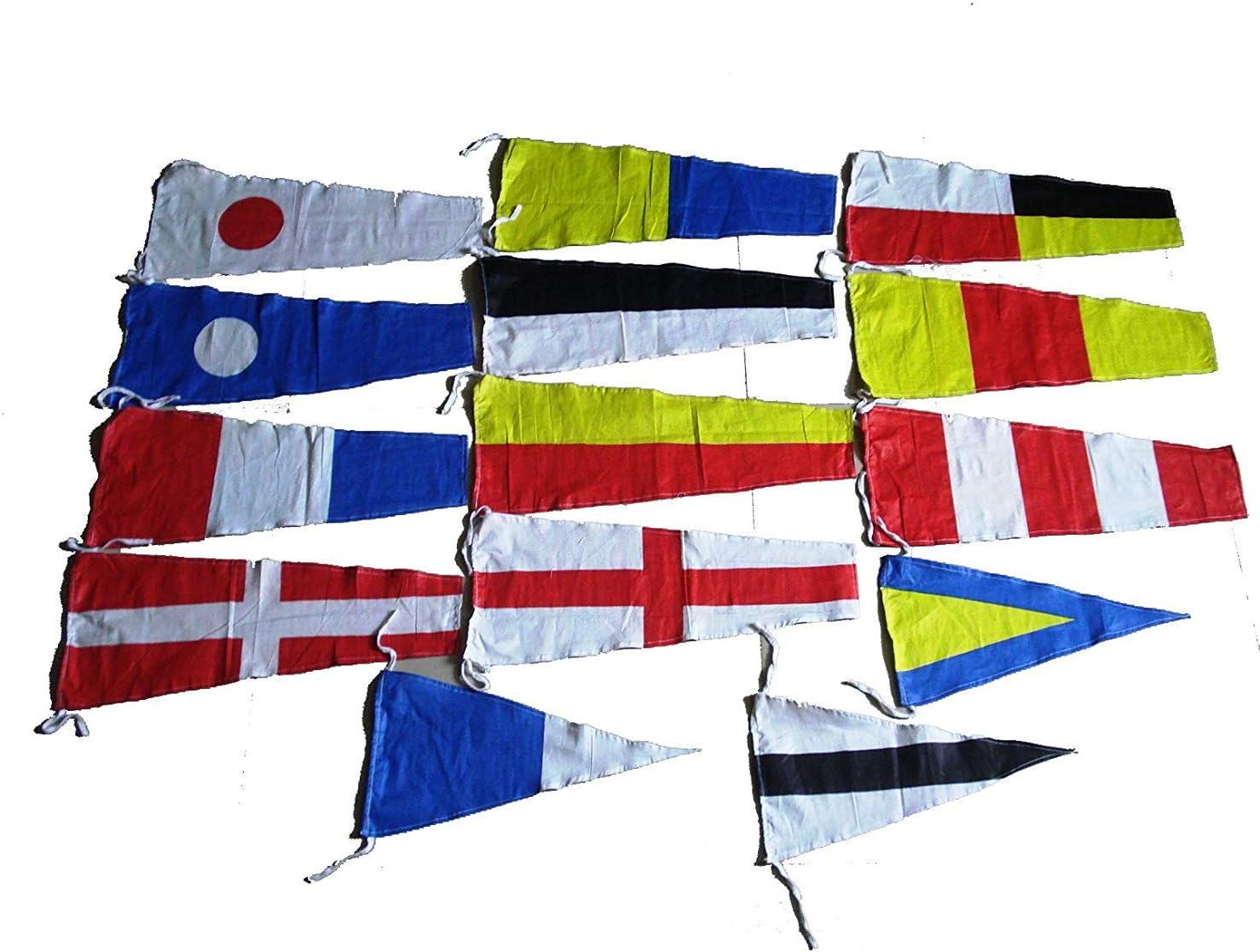 Brass Blessing International Maritime Signal Flags - Complete Set - Nautical/Marine/Boat/Yacht/Beach Party