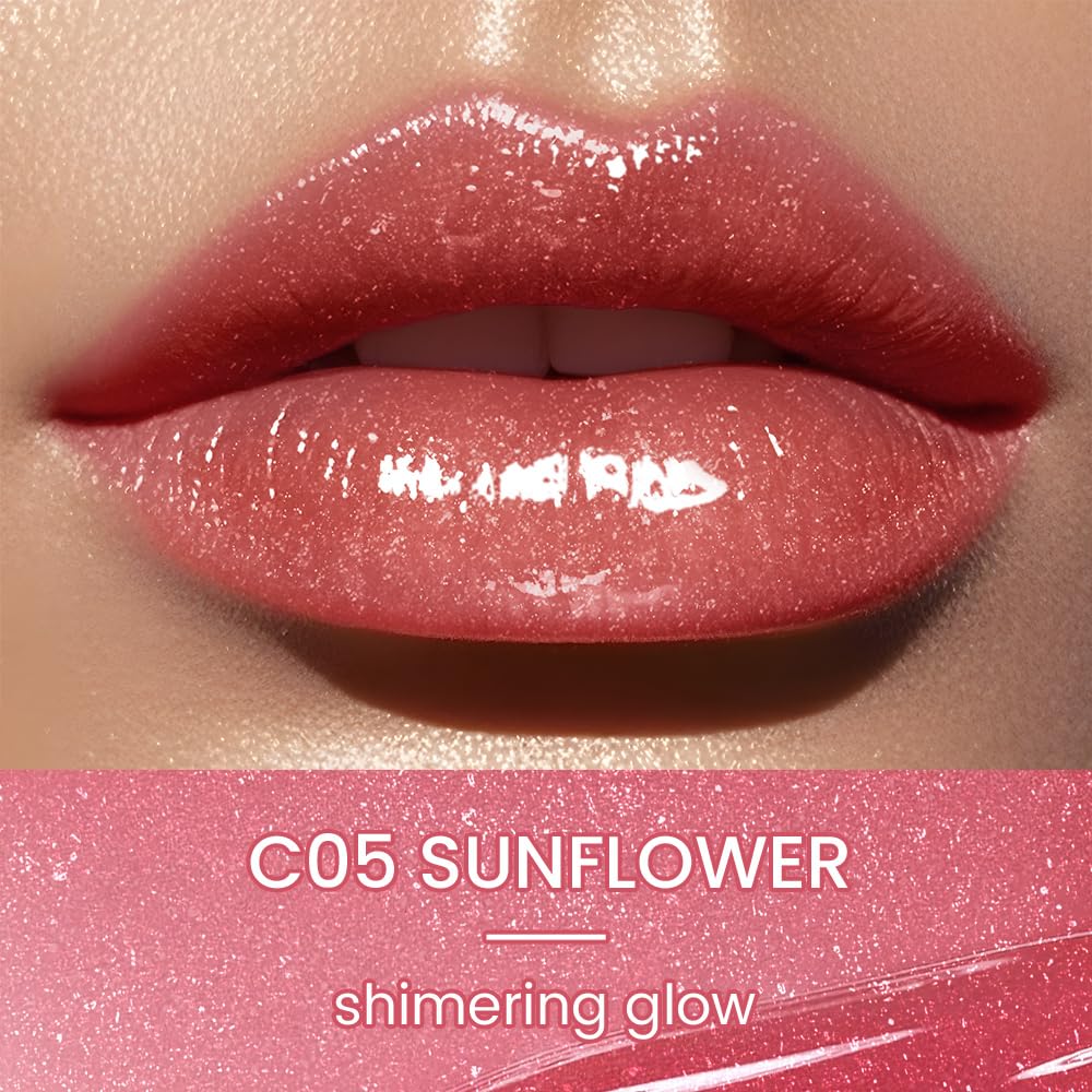 CATKIN Glossy Tinted Lip Balm, Hydrating Natural Lip Repair Melting Balm, Sheer Colour Plumping Lip Gloss - Image 2