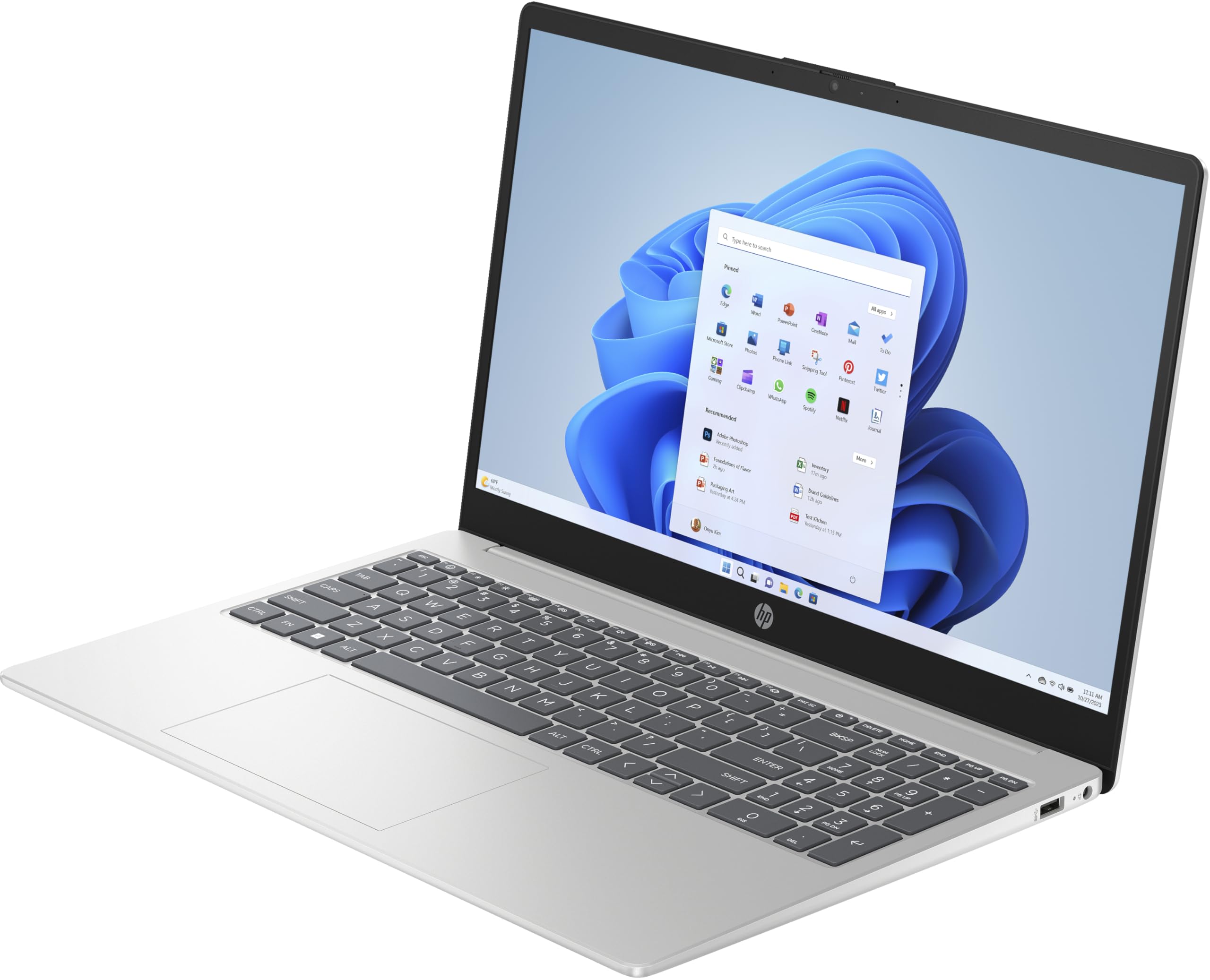 HP Laptop 15-fc0625nd | 15.6" Full HD Antiglare IPS | AMD Ryzen 5 7520U | 8GB RAM | 512GB SSD | Windows 11 | QWERTY Keyboard