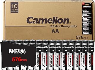 كاميليون بطارية ايه شديدة التحمل من 6 قطع عبوة 96 قطعة 1.5 فولت
