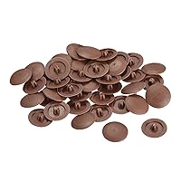 Vista 11 de HARFINGTON Cubiertas de tapa de rosca, 40 piezas de 0.453 x 0.118 in de plástico para tornillos de rosca Phillips Cam Tornillo autorroscante, beige