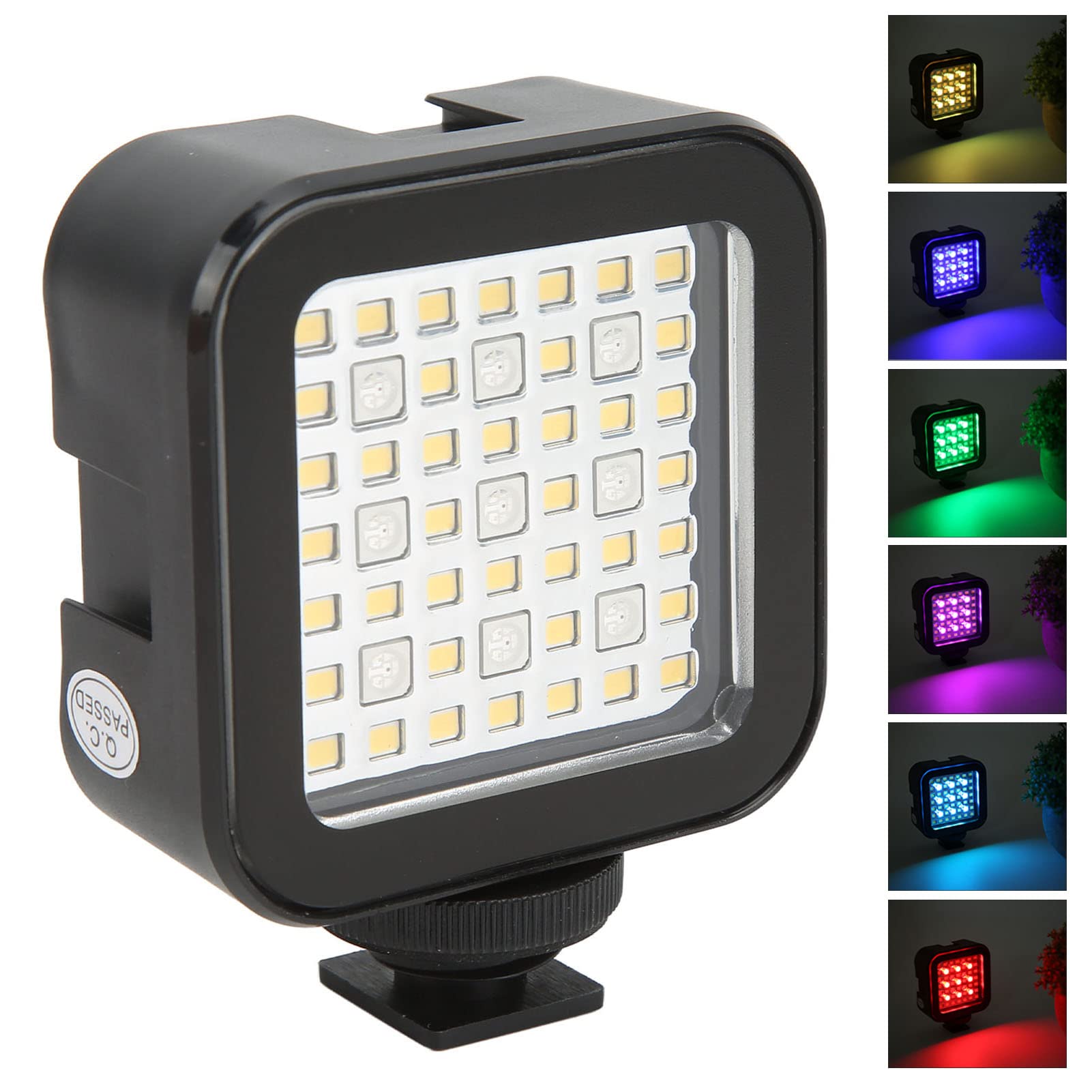 Luci Subacquee, ST49W 30m/98ft Lampada Subacquea RGB Impermeabile 49 LED Dimmerabile Ad Alta Potenza Luce di Riempimento Video Subacquea Luce Subacquea Luce Video Subacquea per