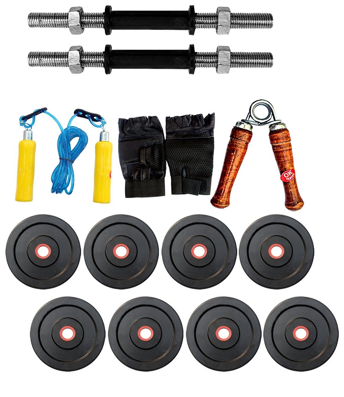 Body Maxx Home Gym Adjustable Dumbells 8 Kg (B01N7N4MW8) Amazon Price History, Amazon Price Tracker