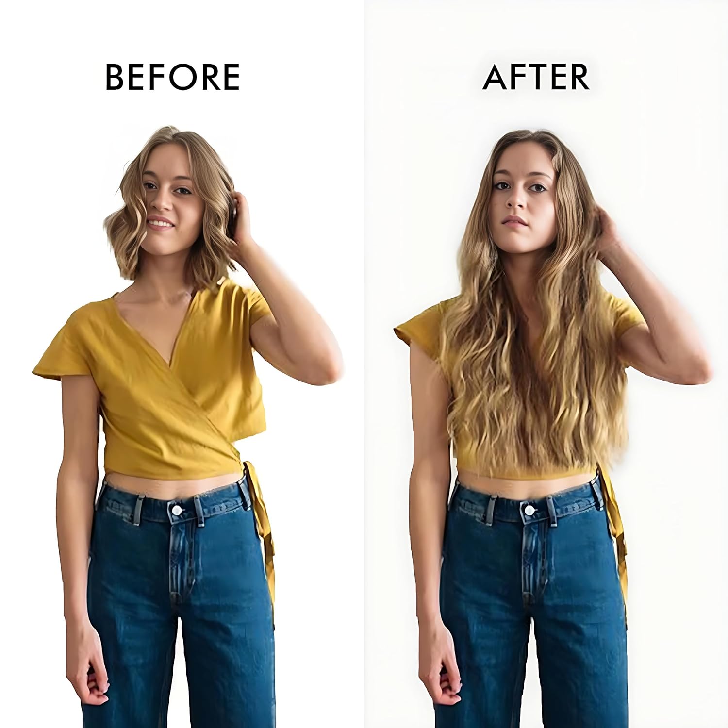 Sixstarhair Remy Hair Extensions Clip In Human Hair Balayage Hair Clip Extensions Balayage Ash Brown Fading to Dirty Blonde and Ash Blonde 140g Full Pack [B8-18-60# 18inch]