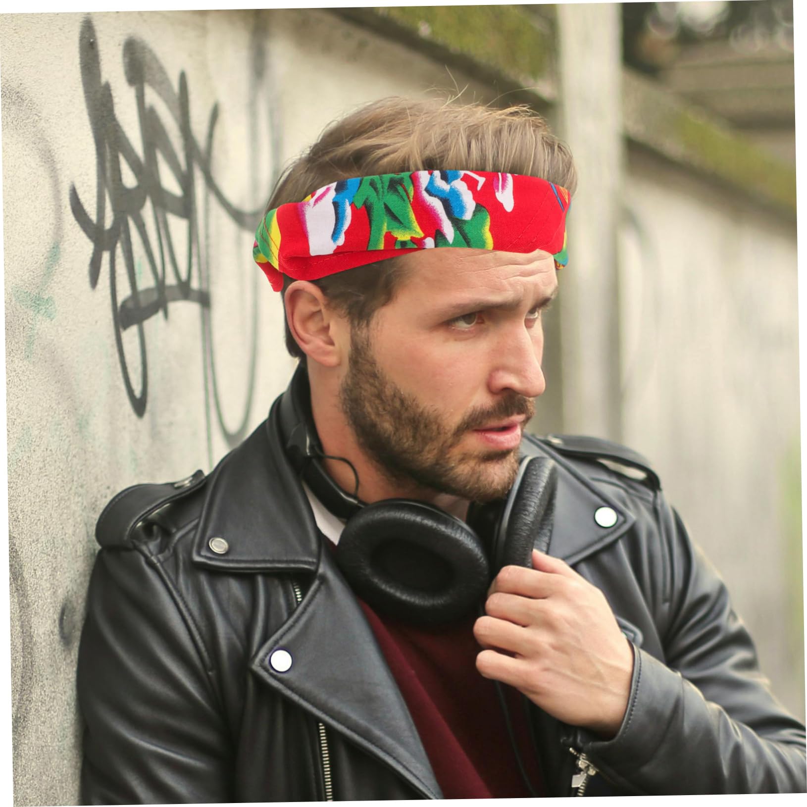 2 Pezzi Foulard Da Ciclismo All'Aperto Bandana Alla Moda Bandana Sportiva Decorativa Bandana Da Equitazione Alla Moda Decorazione Bandana Bandana Di Stoffa Per Uomo