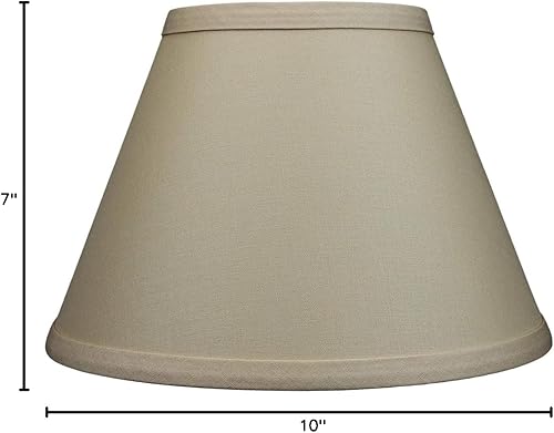 Miniatura 8 de FenchelShades.com Pantalla de lámpara de 5 pulgadas de diámetro superior x 10 pulgadas, diámetro inferior 7 pulgadas de altura inclinada con