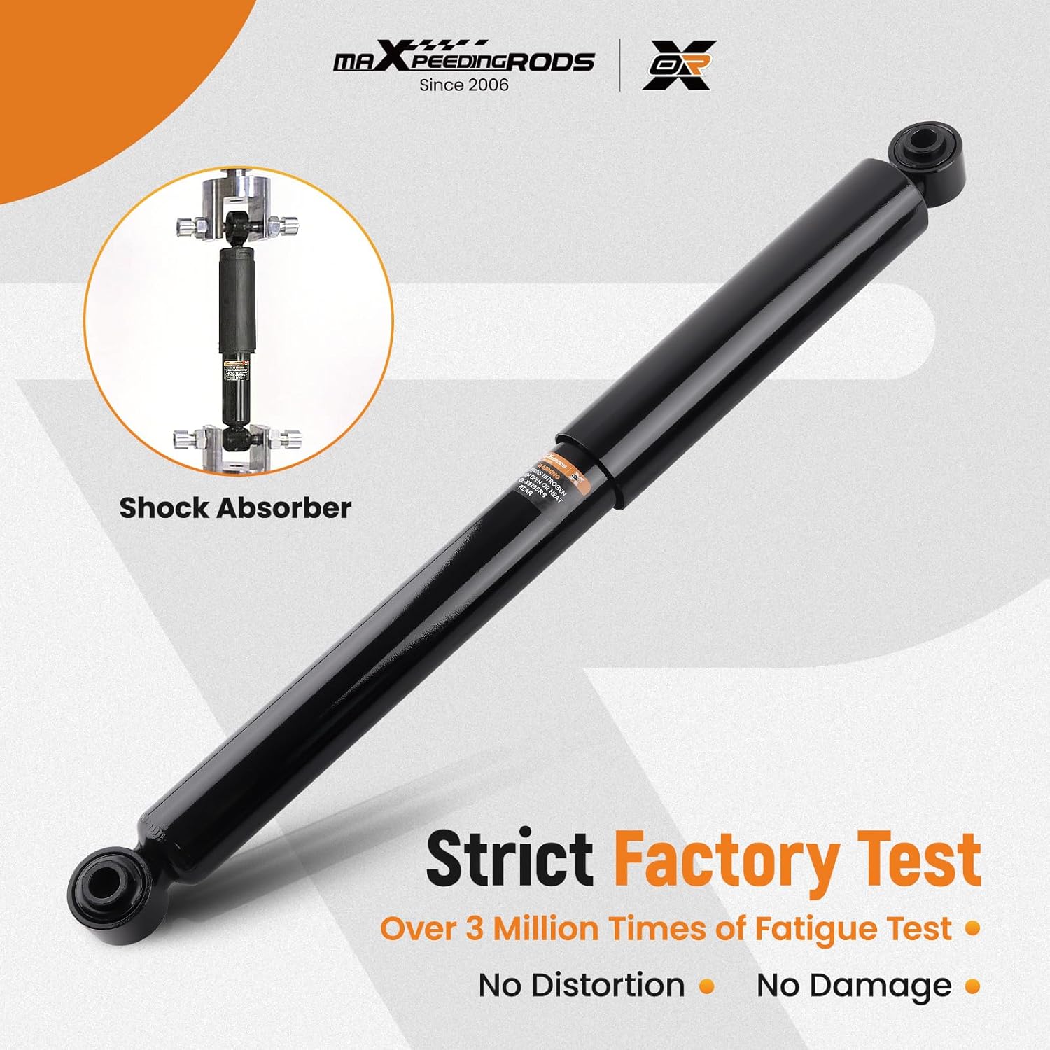 maXpeedingrods 2Pc Rear Shock Absorbers for Chevy Tahoe Suburban 1500 GMC Yukon Yukon XL 1500 2000-2006, 37166 32348 Shocks Struts