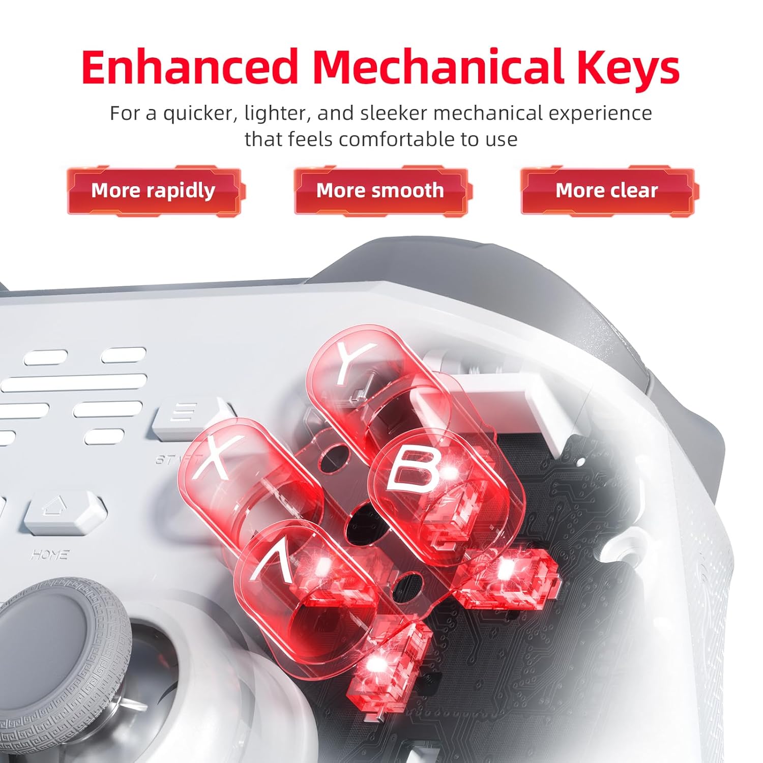 Close-up of Enhanced Mechanical Keys