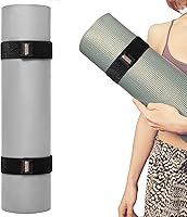 Vista 6 de Adjustable Heavy-Duty Yoga Mat Strap - Elastic Bungee Wrap Organizer for Workout, Exercise, and Pilates Mat Storage