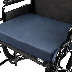 Wheelchair Cushion for Elderly - Memory Foam Pressure Relief Seat Pad with Washable Cover