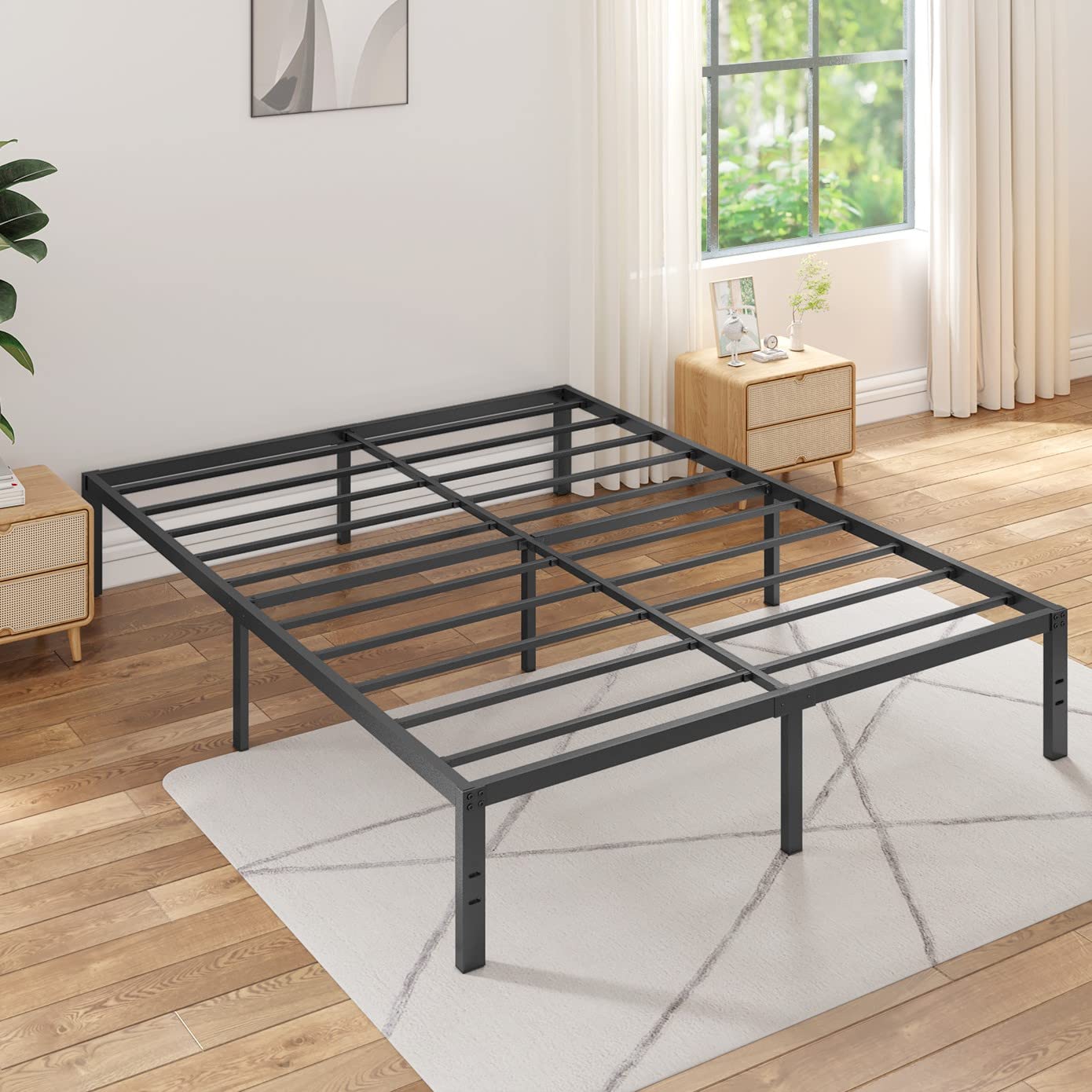 Buy TATAGO 16 Inch Heavy Duty Queen Bed Frame, 3500 lbs Strong Support