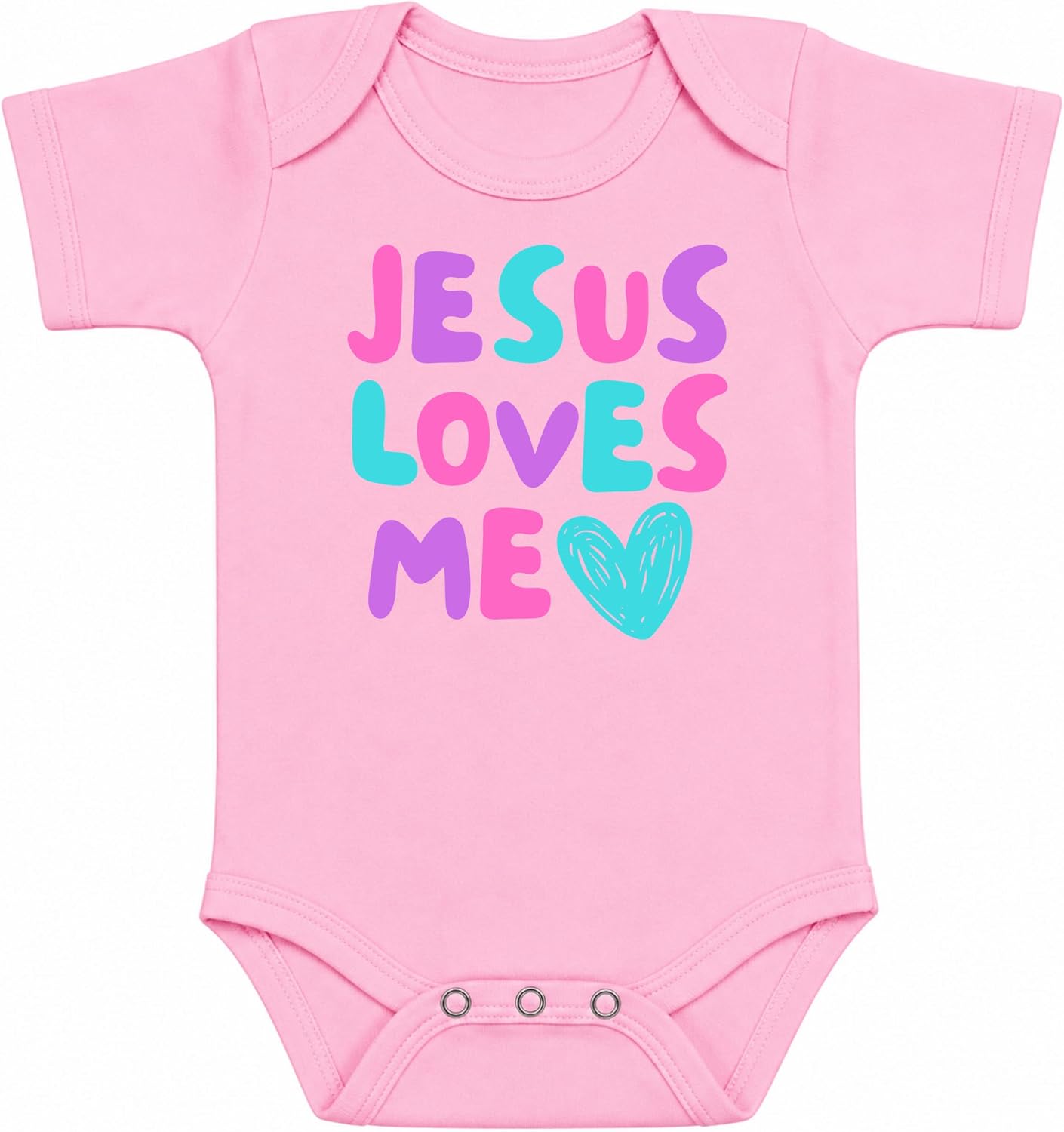 Jesus Loves Me Christian Baby Bodysuits Faith Infant Clothing