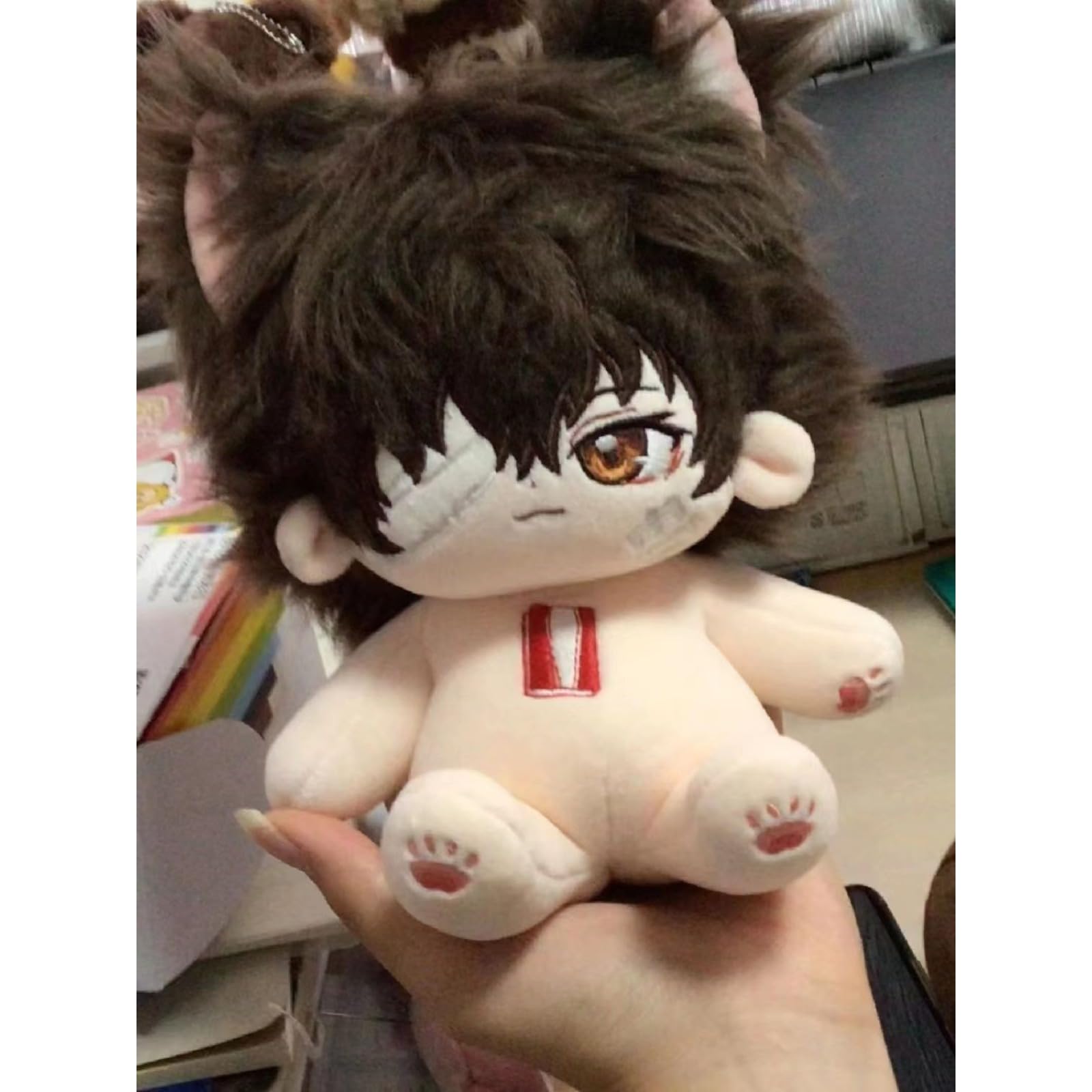 Amazon.co.jp: [Hushan] 太宰治 ぬいぐるみ 非公式 20cm 骨組み入り