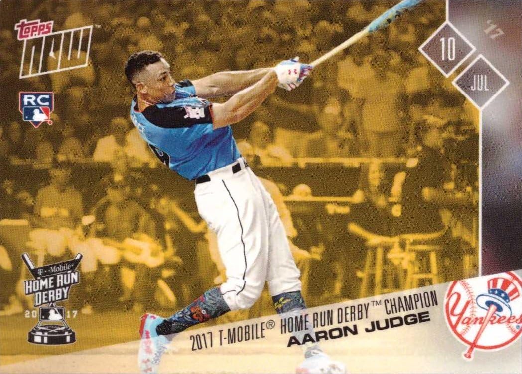 2017 Topps Now Bonus #HRDB-1 Aaron Judge Baseball Rookie Card - 2017 Home Run Derby Champion - Only 4,039 made!