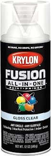 K02705007 Fusion All-In-One Spray Paint for Indoor/Outdoor Use, Gloss Clear