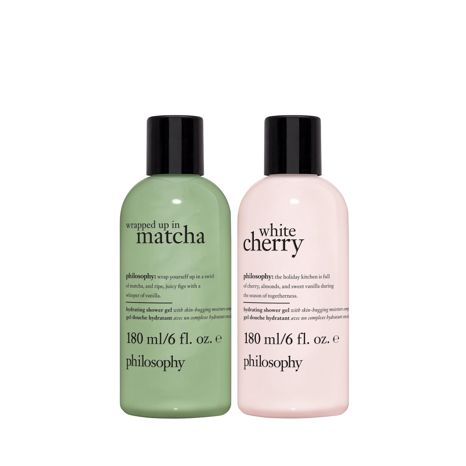 philosophy scent-sational hydrating bath & shower gels - efficiently cleanses, soothes & comforts dry skin - vegan & cruelty free formula - Image 2