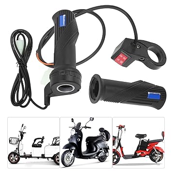 A K Homes -E - Bike Grip Set, Scooter Grip Electric Bicycle Grips for Scooter for Electric Bicycle