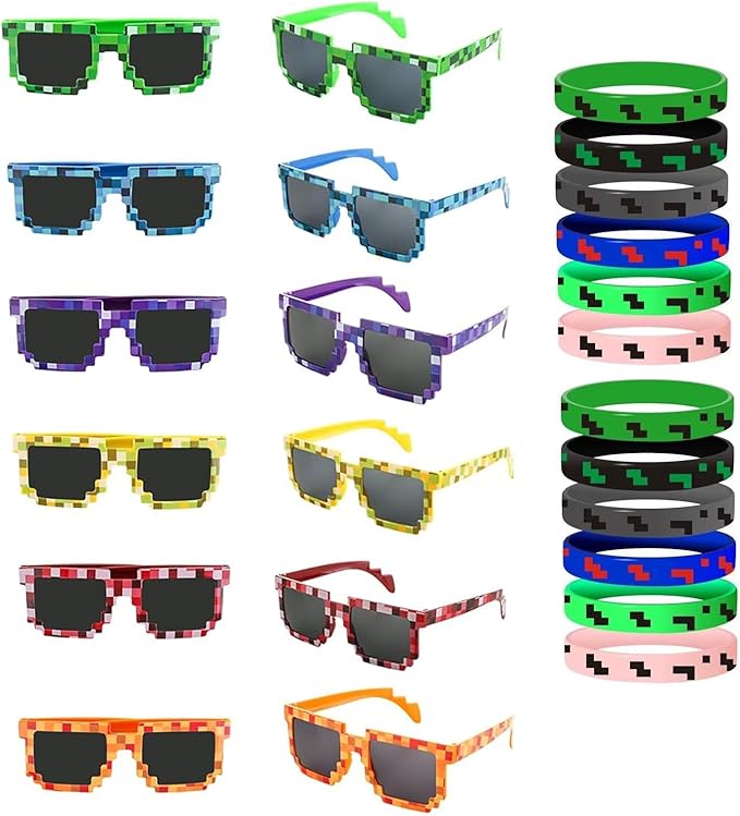 24 Pack Minecraft Party Favors