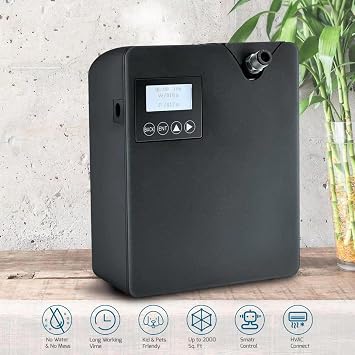 JCLOUD Smart Scent Air Machine for Home, 300ML&Black with White Tea Essential Oils 100ML