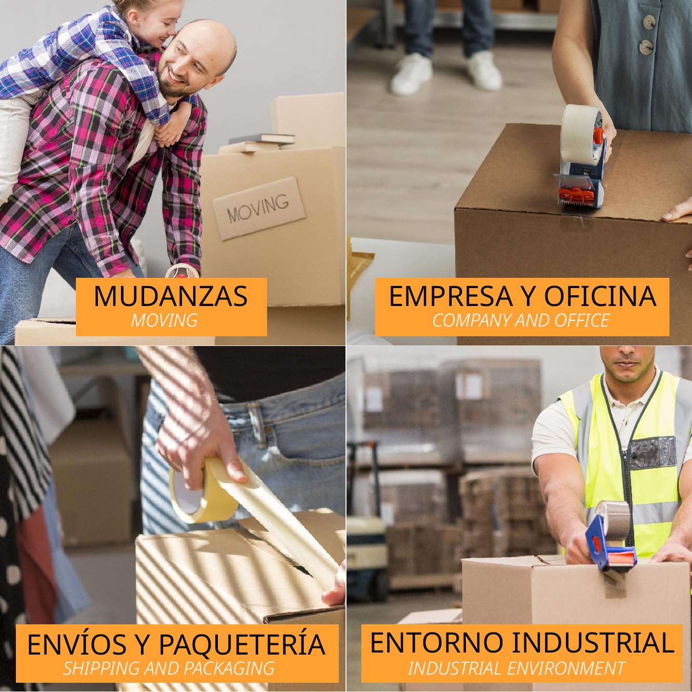 RAYLU PAPER – Nastro Da Imballaggio Per Sigillare Scatole Di - Foto 6