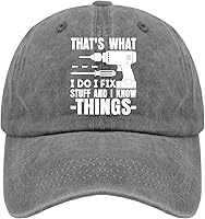Vista 1 de Dad Hats That's What i do i fix Stuff and i Know Things Dad Hats, Funny Baseball Cap for Women
