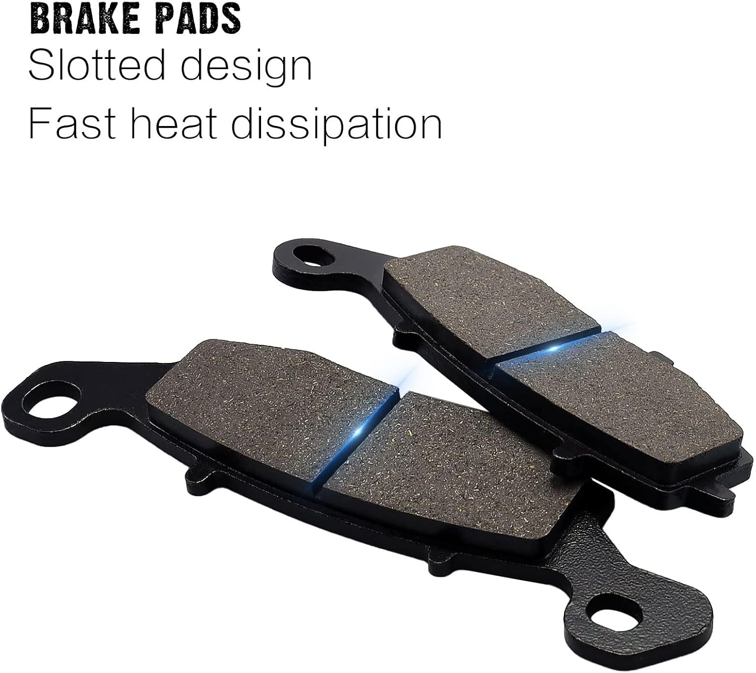Brake Pads Front and Rear Raplacement for Kawasaki Vulcan 1500 VN1500/Vulcan 1600 VN1600 Classic/Vulcan 1600 VN1600 Nomad/Vulcan 1700 VN1700/Vulcan 900 VN900/Versys 650 KLE 650