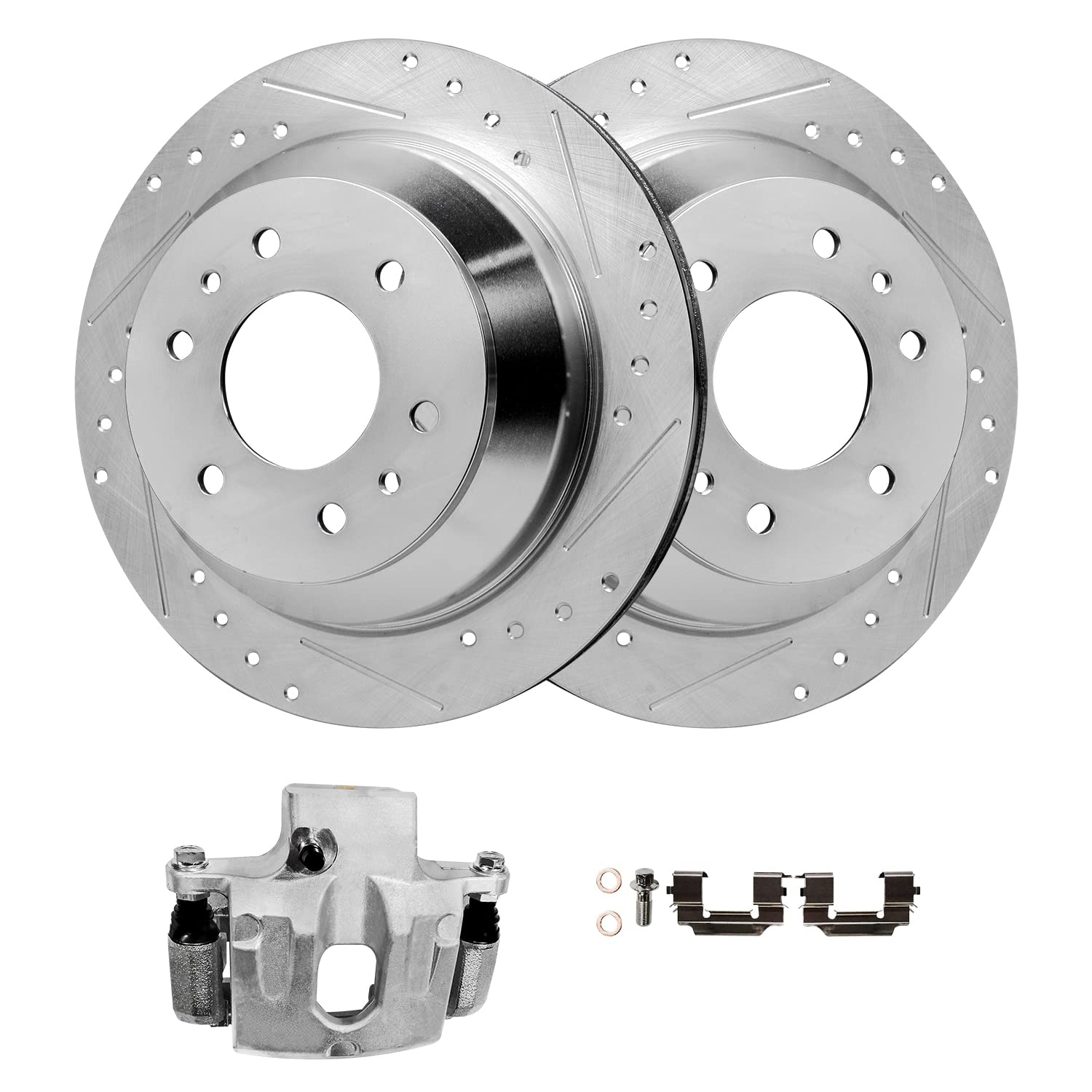 Detroit Axle - Rear Brake Kit for GMC Envoy Chevy Trailblazer Buick Rainier