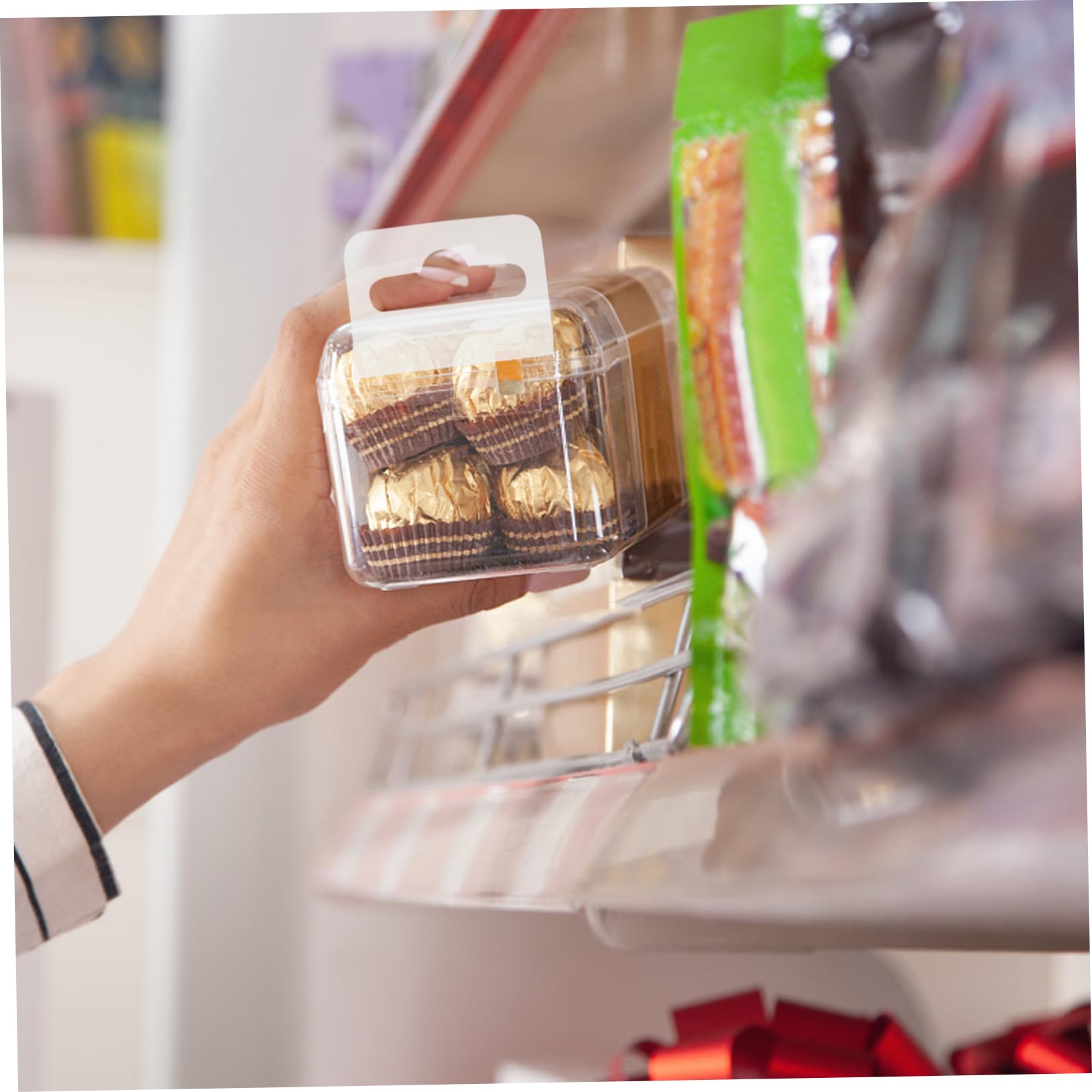 ERINGOGO Self-Adhesive Tabs 300pcs Hanging Tabs for Wall Display Adhesive for Display Showcase