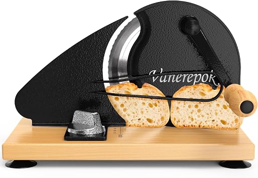 vanerepok Manual Bread Slicer for Homemade Sourdough Adjustable Thickness