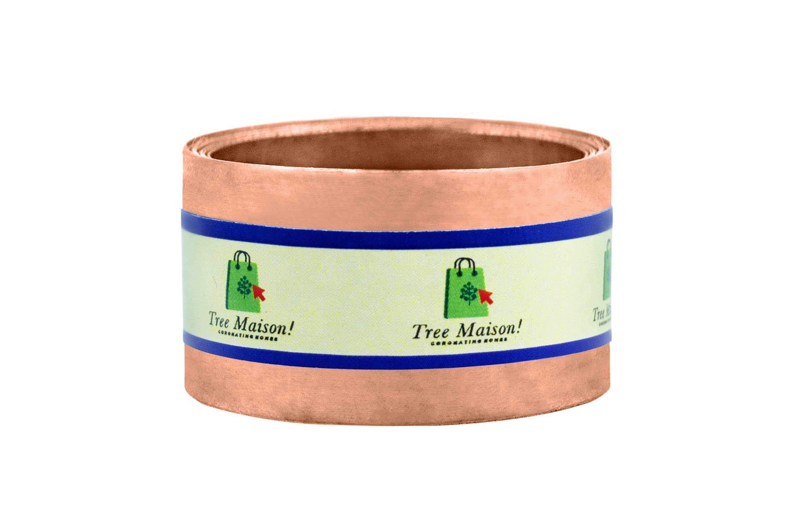 TREE MAISON CORONATING HOMES Copper Strip | 1 INCH | Pack of 1 | Vastu Copper Strip for Toilet | Vastu Strip Remedy | Width-25mm, Thickness-0.2mm, Length- 4 Feet Approx-image-48