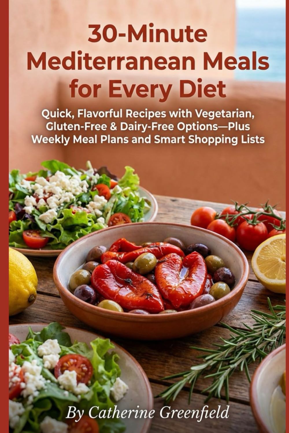 30-Minute Mediterranean Meals for Every Diet: Quick, Flavorful Recipes with Vegetarian, Gluten-Free & Dairy-Free Options—Plus Weekly Meal Plans and Smart Shopping Lists