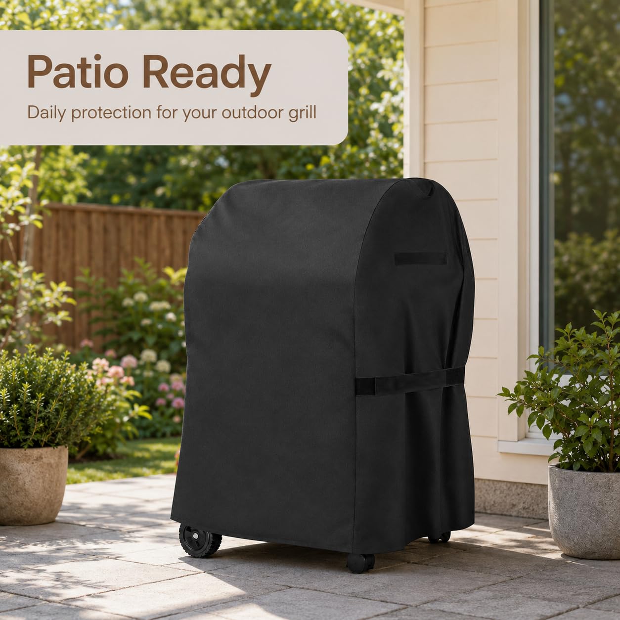 Funda Barbacoa para Weber Spirit E-425 2025 2026+, Cubierta Protectora Parrilla Gas, Terraza Jardín Exterior Impermeable Antiviento Protección UV