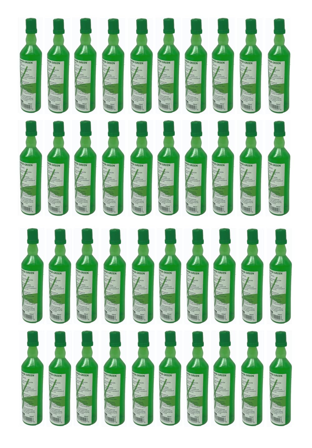 40 Bottles of Super Green Green Plant Food for Lucky Bamboo (36ml/Bottle) – Bulk Pack for Healthy Plant Growth