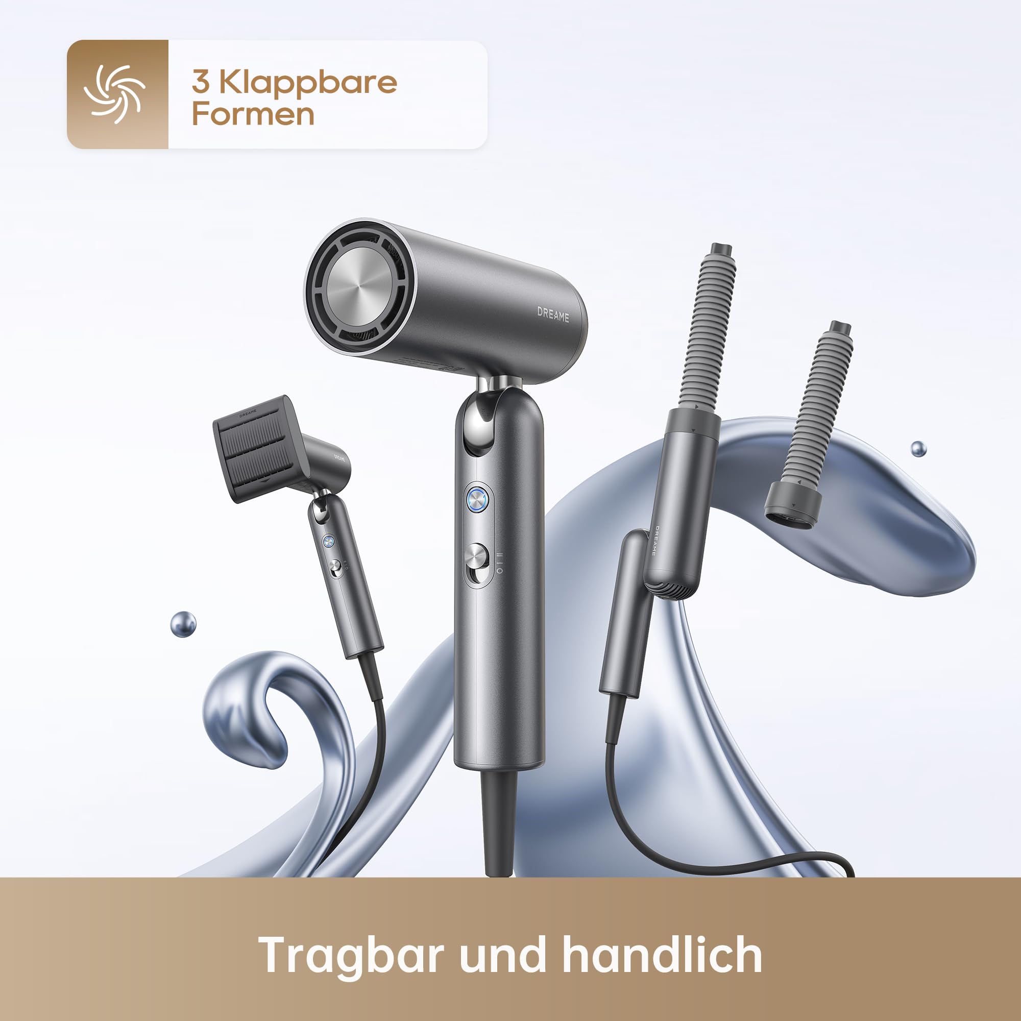 DREAME Pocket Neo 2 Hochgeschwindigkeits-Haartrockner,