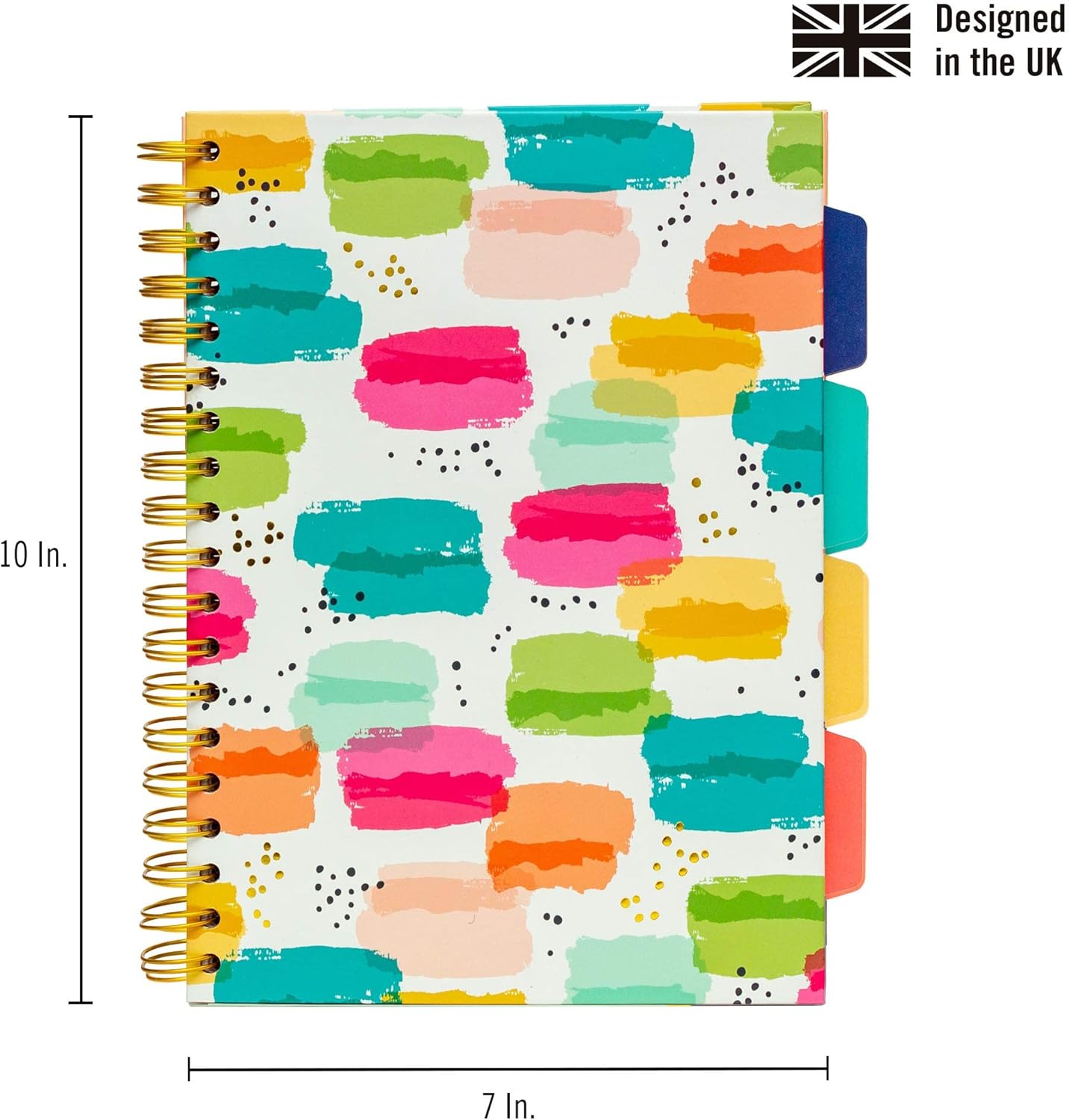 , Carpe Diem 5-Subject Double Spiral Bound Notebook with