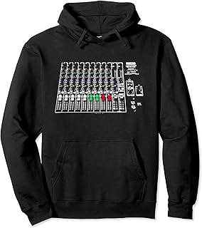 Audio Engineer Soundboard | Cool Music Producer Equipment Pullover Hoodie