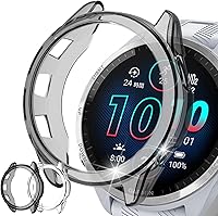 Vista 1 de Miimall - Funda compatible con Garmin Forerunner 965, resistente a los arañazos, protección militar de TPU translúcida para Garmin Forerunner