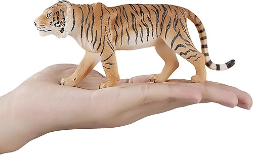 Miniatura 5 de MOJO Figura pintada a mano de tigre de Bengala realista internacional réplica de juguete de vida silvestre